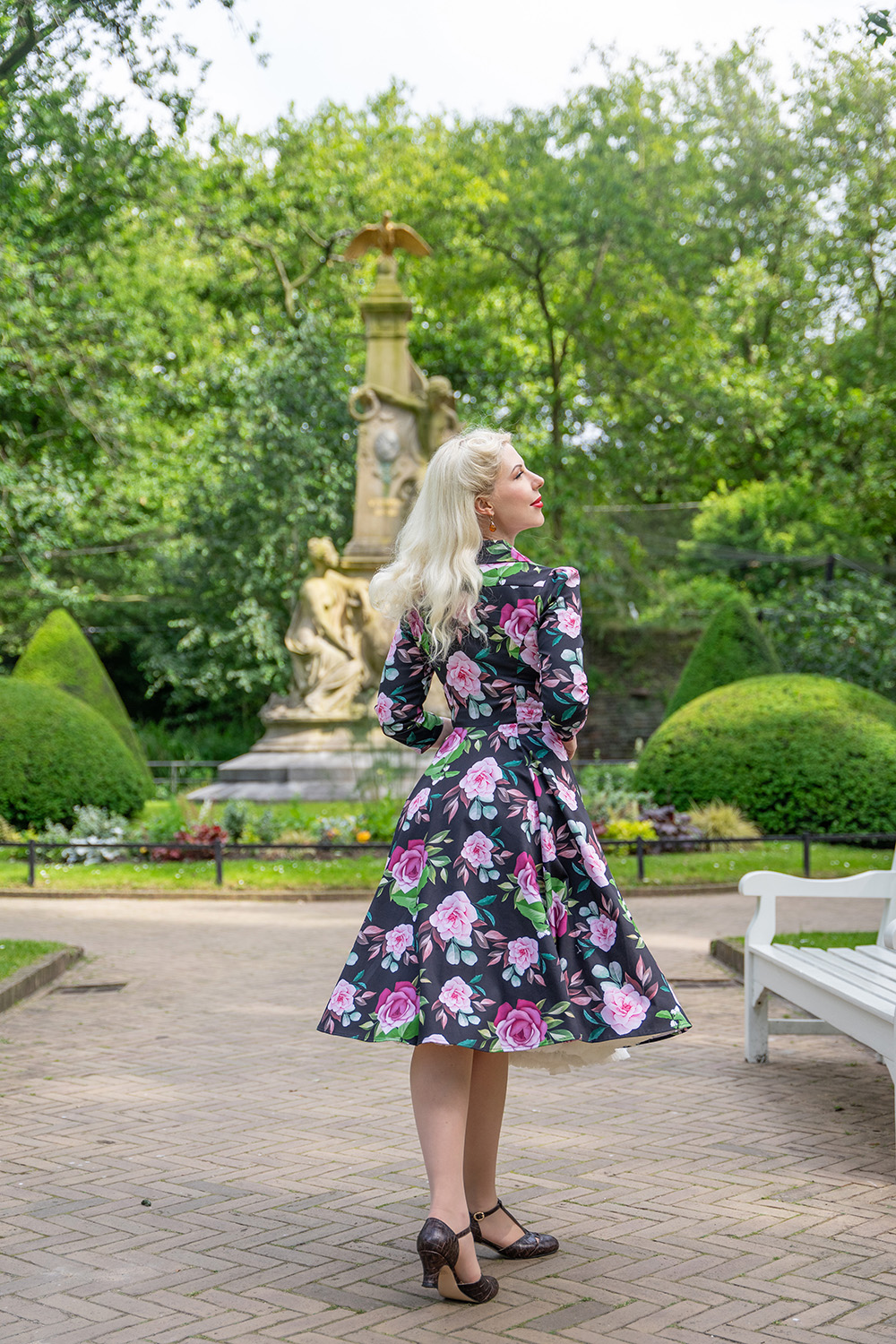 Helen Floral Swing Dress